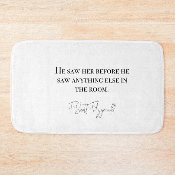 Item preview, He saw her - F Scott Fitzgerald designed and sold by peggieprints.