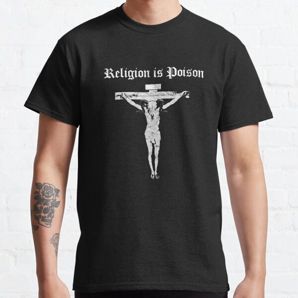 Item preview, Antichrist Atheist Occult Gothic Punk Satan Religion Poison design designed and sold by A-Fashion.