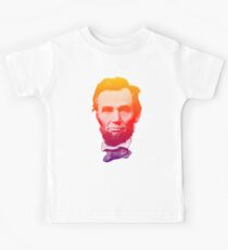 Big psychedelic Abe Kids Tee