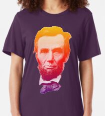 Big psychedelic Abe Slim Fit T-Shirt