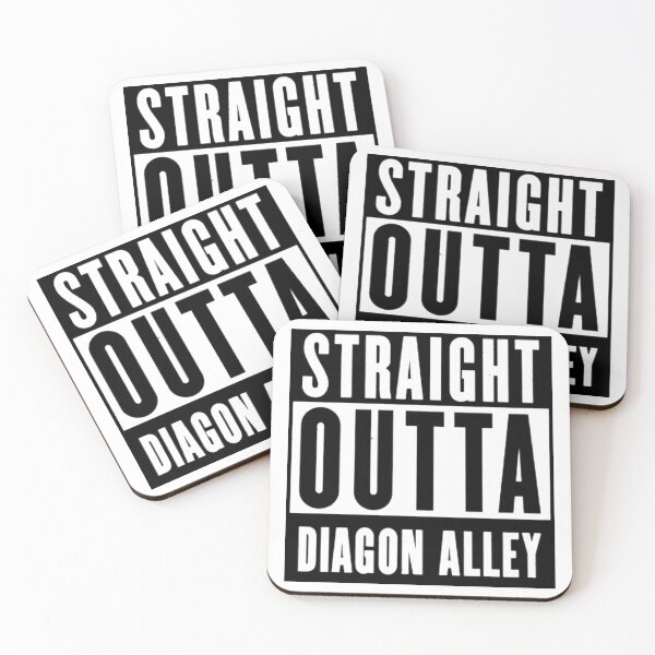 Item preview, Straight Outta Diagon Alley -clean version designed and sold by dorsetfrog.