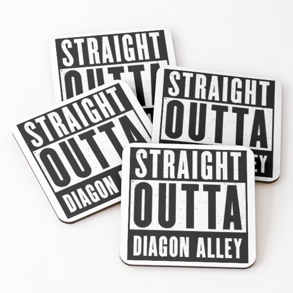 Item preview, Straight Outta Diagon Alley -grunge version designed and sold by dorsetfrog.