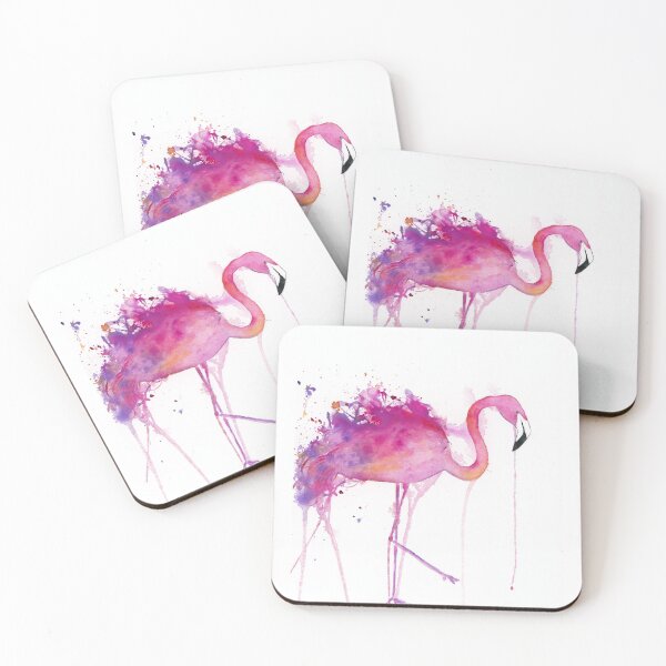 Item preview, Color Splashed Flamingo designed and sold by CHL  Art.