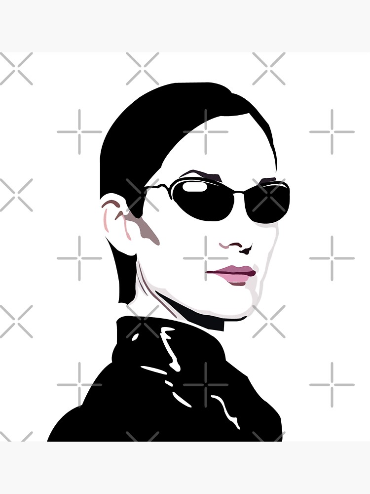 Trinity. The Matrix. Carrie Anne Moss by wheatbeltdesign