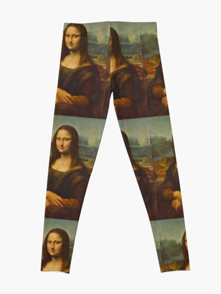 Alternate view of Mona Lisa - Leonardo da Vinci (Louvre) Leggings