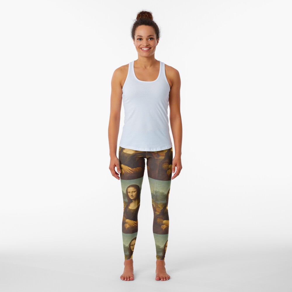 Mona Lisa - Leonardo da Vinci (Louvre) Leggings