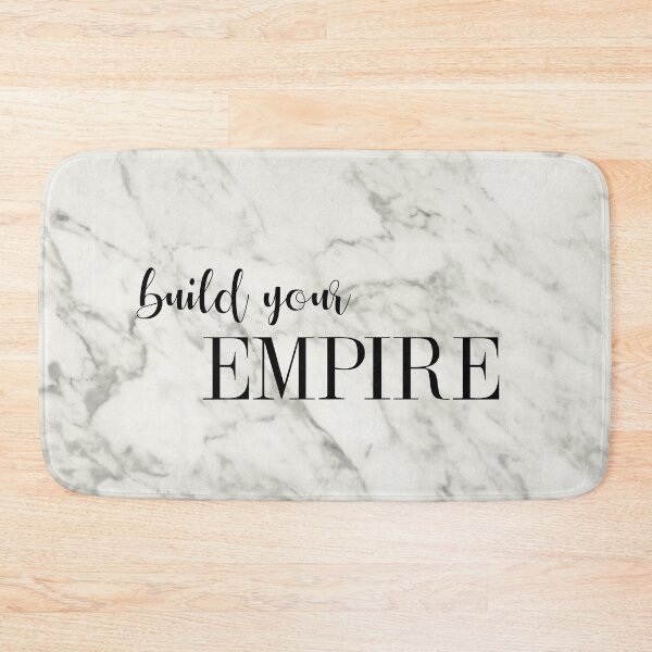 Item preview, build your EMPIRE - black and white on marble designed and sold by Ranp.