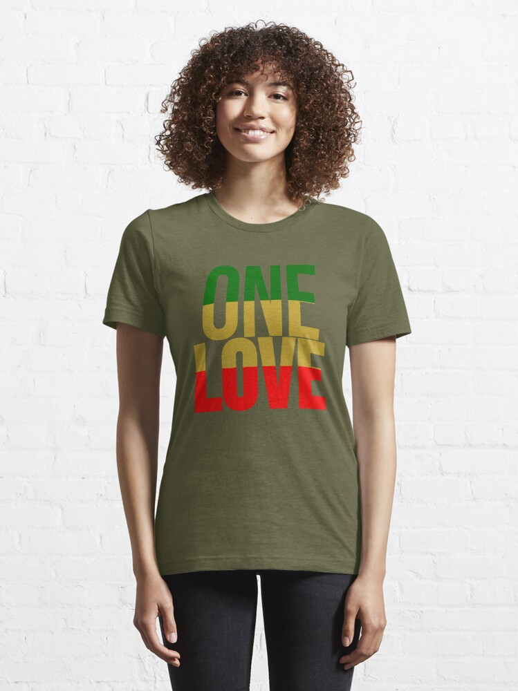 ONE LOVE JAMAICAN COLORS-BRA TOP