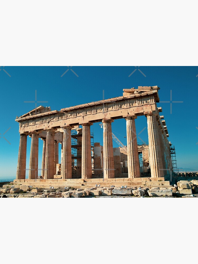 Disover Parthenon, Acropolis of Athens, Greek photography, ancient Greece Premium Matte Vertical Poster