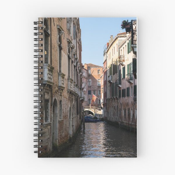 Item preview, Classic Venetian - Republic of Venice Flag of Saint Mark over a Small Canal  designed and sold by Georgia Mizuleva.