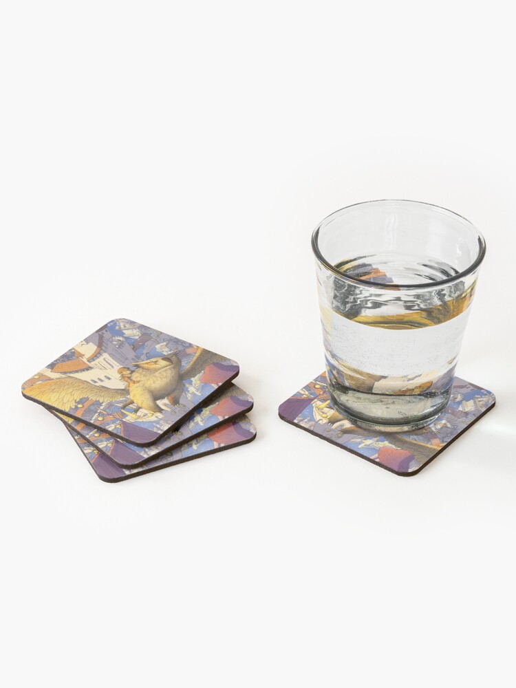 Alternate view of The spiral city Coasters (Set of 4)