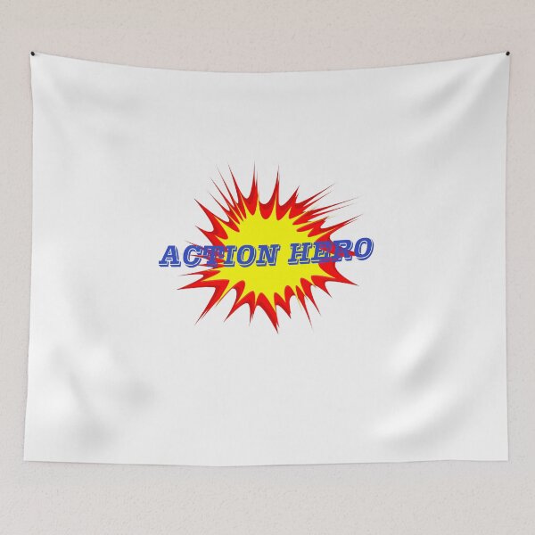 Item preview, Héroe de acción con una explosión y explosión designed and sold by Raseelvm.