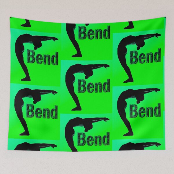 Item preview, Yoga Poses - Green Background Back Bend designed and sold by SadSacDesigns.