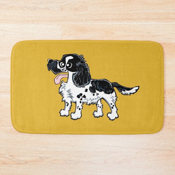 Item preview, Cocker Spaniel - Blue Roan (Full Body) YELLOW BG designed and sold by TheChicken.