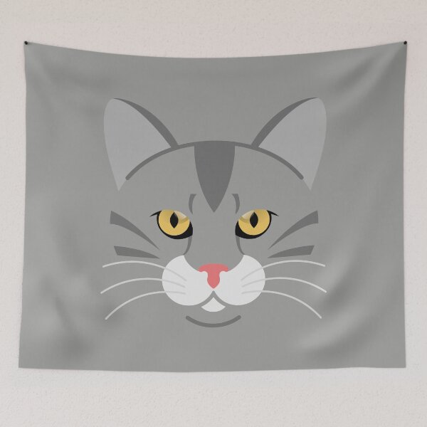 Item preview, European cat face designed and sold by ShirtBricks.