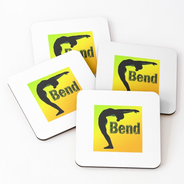 Item preview, Yoga Poses - Yellow Background Back Bend designed and sold by SadSacDesigns.