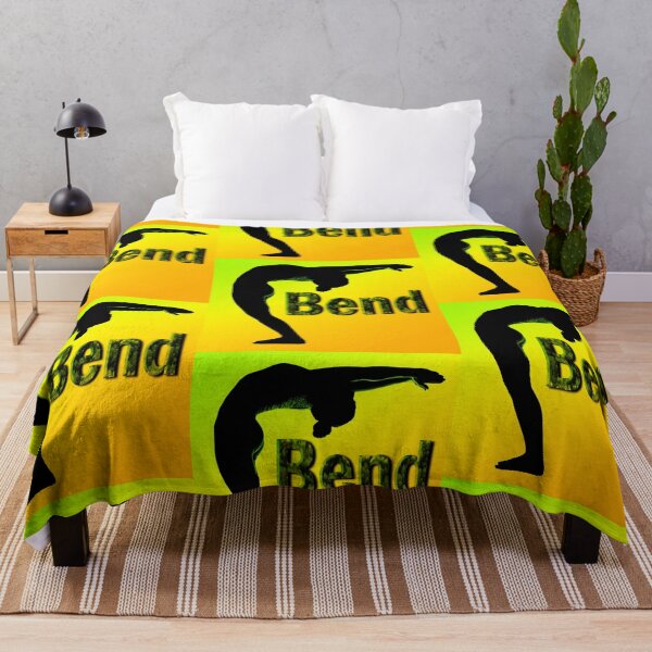 Item preview, Yoga Poses - Yellow Background Back Bend designed and sold by SadSacDesigns.