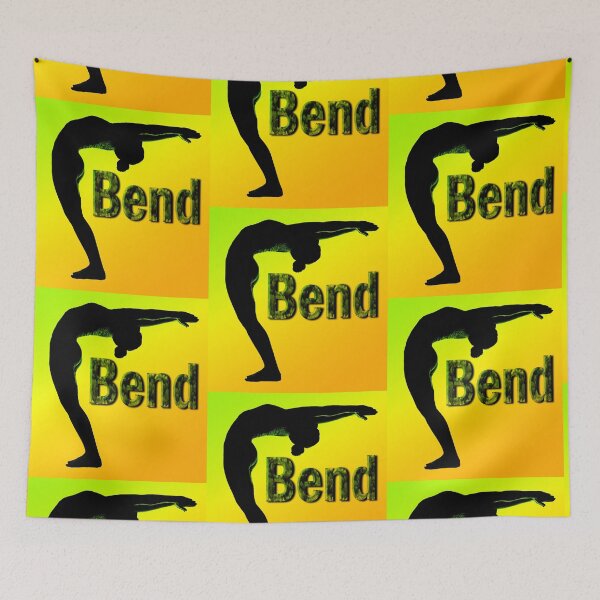 Item preview, Yoga Poses - Yellow Background Back Bend designed and sold by SadSacDesigns.