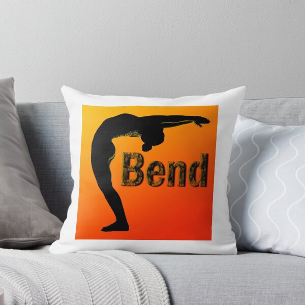 Item preview, Yoga Poses - Red and Orange Background Back Bend designed and sold by SadSacDesigns.