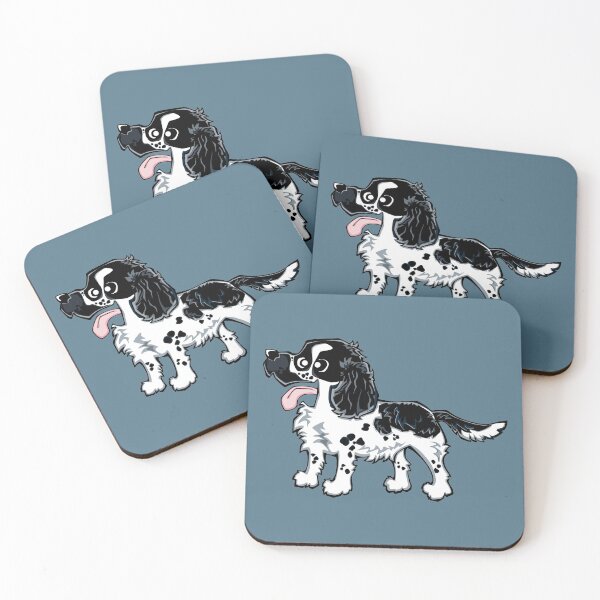 Item preview, Cocker Spaniel - Blue Roan (Full Body) BLUE BG designed and sold by TheChicken.