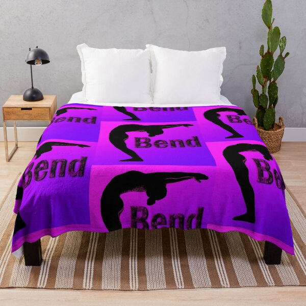 Item preview, Yoga Poses - Pink And Purple Background Back Bend designed and sold by SadSacDesigns.