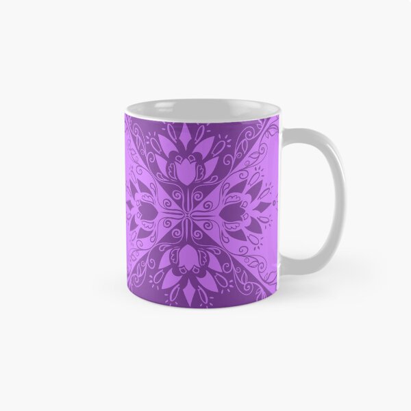 Item preview, Purple symmetrical flowers designed and sold by Chino20.