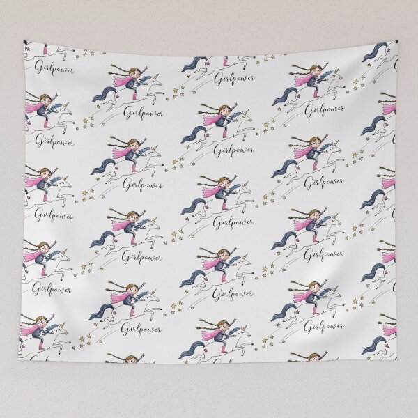 Item preview, Girlpower - Einhorn - Unicorn designed and sold by JunieMond.