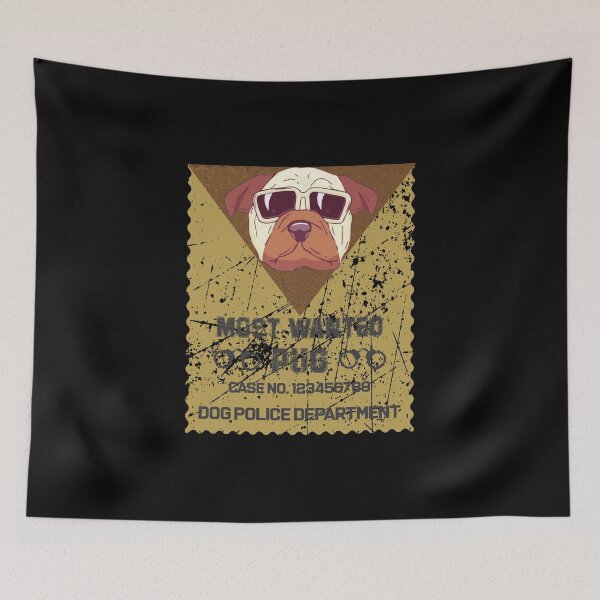 Item preview, Most wanted pug designed and sold by saechla.
