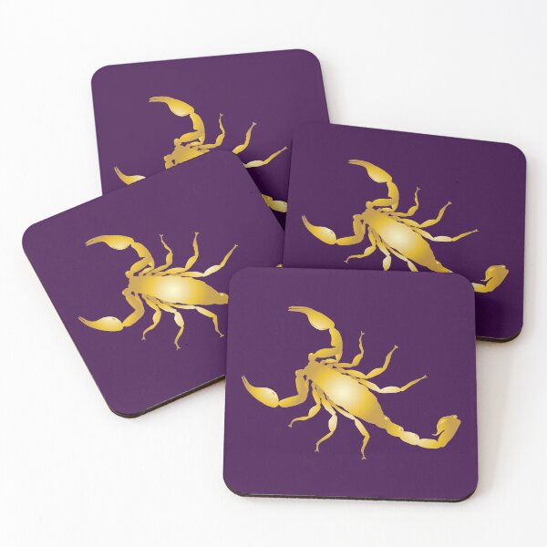 Item preview, Gold Scorpion on Purple designed and sold by CreativeBridge.