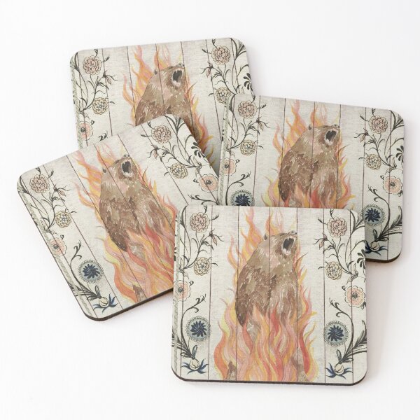 Item preview, Midsommar Bear Painting  designed and sold by cupidchu.