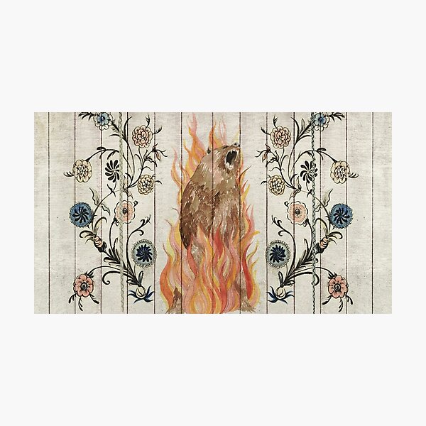 Item preview, Midsommar Bear Painting  designed and sold by cupidchu.