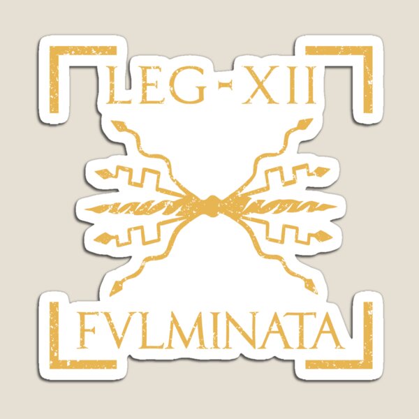 Item preview, Legio XII Fulminata Thunderbolt Emblem Roman Legion designed and sold by zeno27.