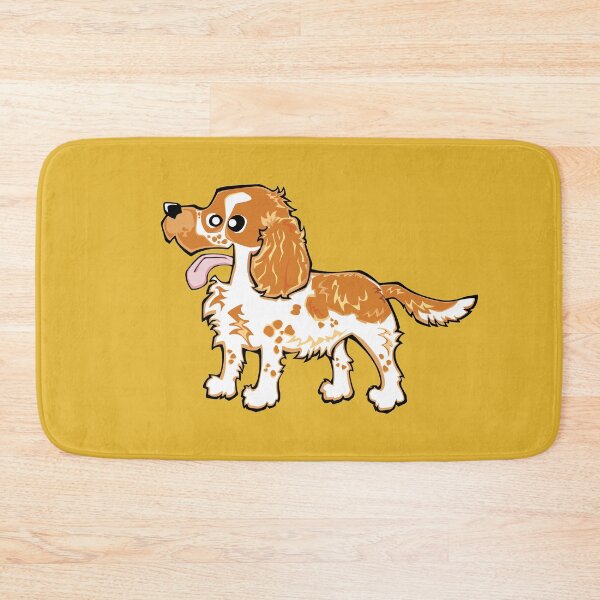 Item preview, Cocker Spaniel - Orange Roan (Full Body) YELLOW BG designed and sold by TheChicken.