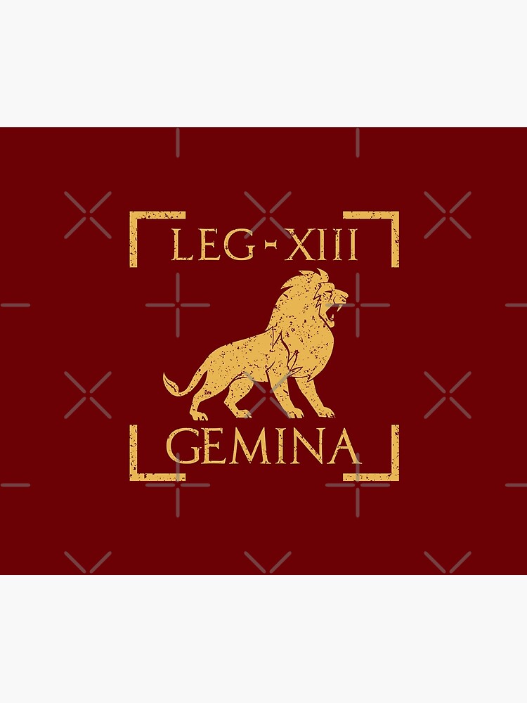 Disover Legio XIII Gemina Lion Emblem Roman Legion Tapestry