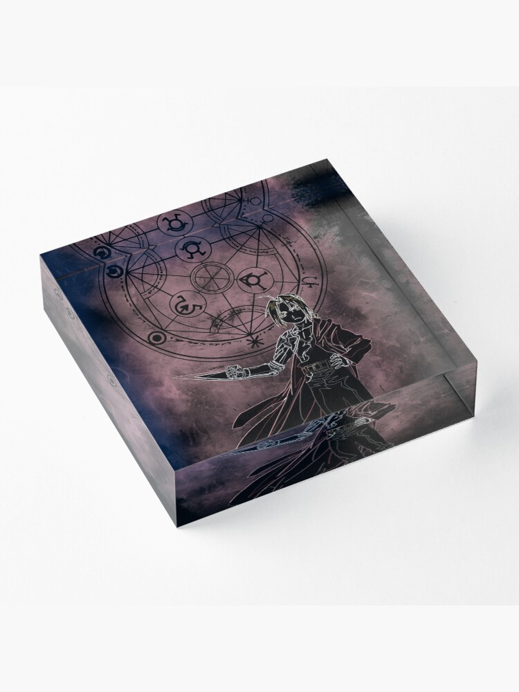Alternate view of full metal awakening Acrylic Block