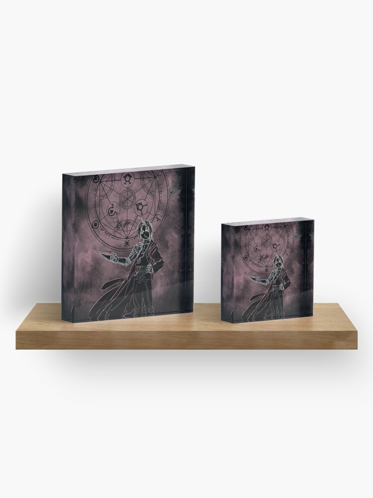 Alternate view of full metal awakening Acrylic Block