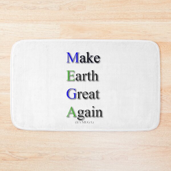 Item preview, MEGA: Make Earth Great Again. Fight Climate Change designed and sold by HeardUWereDead.