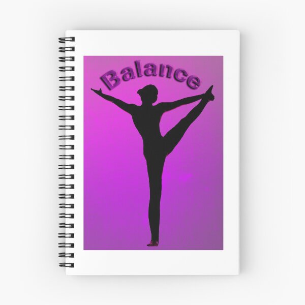 Item preview, Yoga Poses - Purple Background Balance designed and sold by SadSacDesigns.