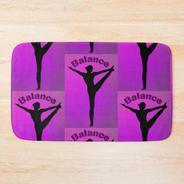 Item preview, Yoga Poses - Purple Background Balance designed and sold by SadSacDesigns.