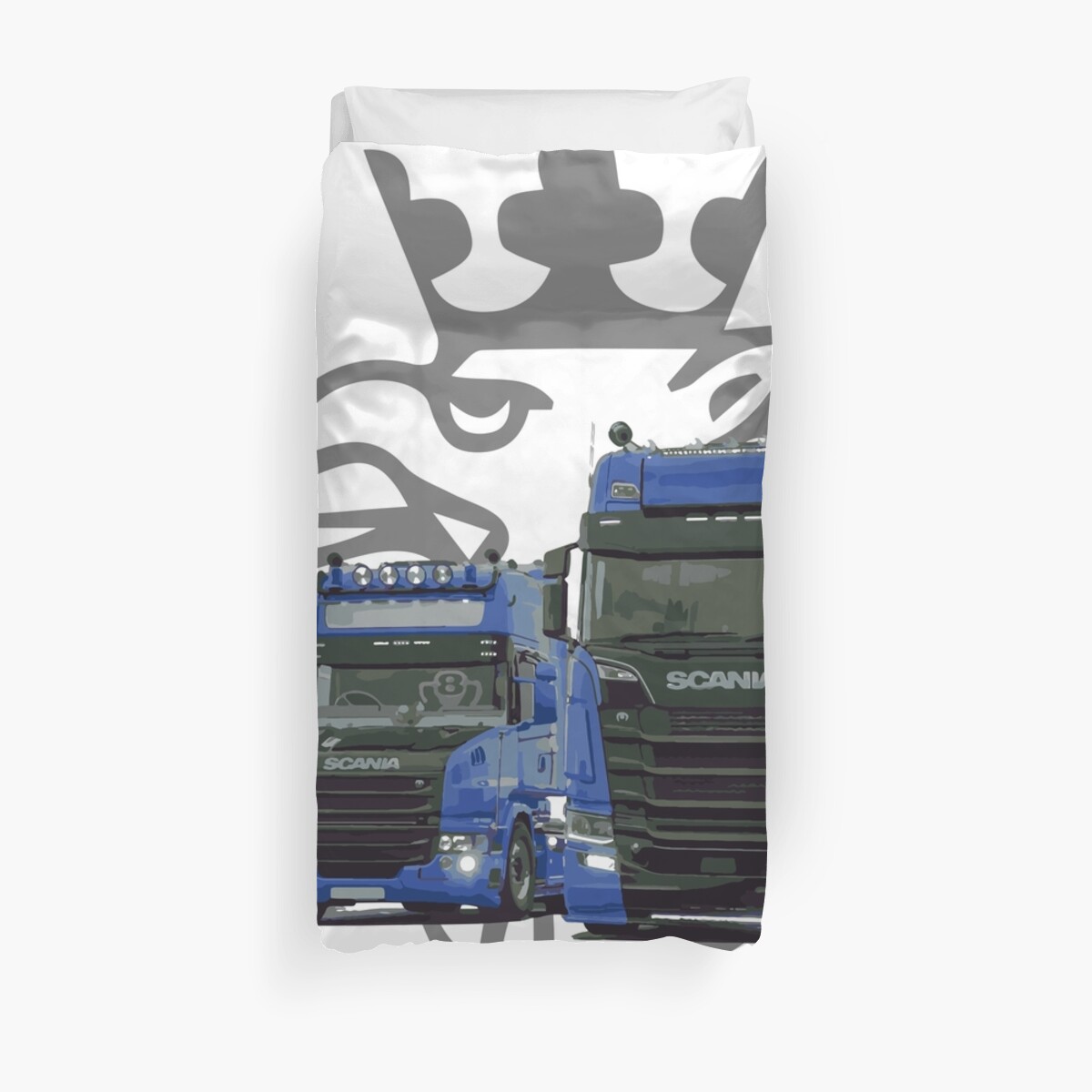 Scania S580 Scania T580 Hail To The King Duvet Cover By