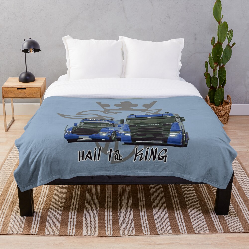 Scania S580 Scania T580 Hail To The King Throw Blanket By