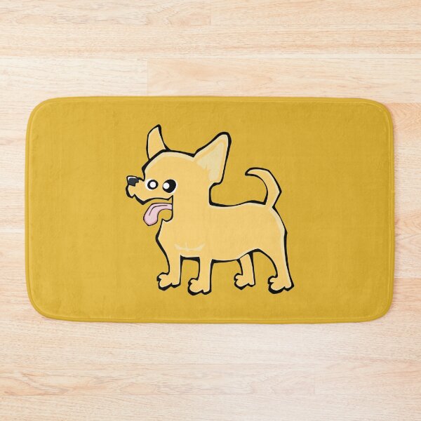 Item preview, Chihuahua - Short Hair - Cream (Full Body) YELLOW BG designed and sold by TheChicken.