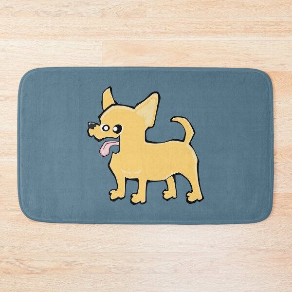 Item preview, Chihuahua - Short Hair - Cream (Full Body) BLUE BG designed and sold by TheChicken.