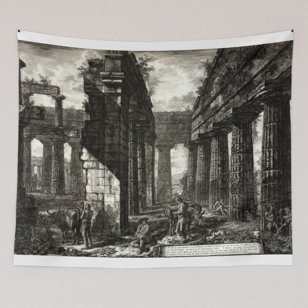 Item preview, Temple of Neptune, Paestum - Giovanni Piranesi - 1778 designed and sold by CrankyOldDude.
