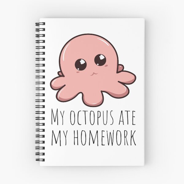 Item preview, My octopus ate my homework designed and sold by Castle Of Dreams.