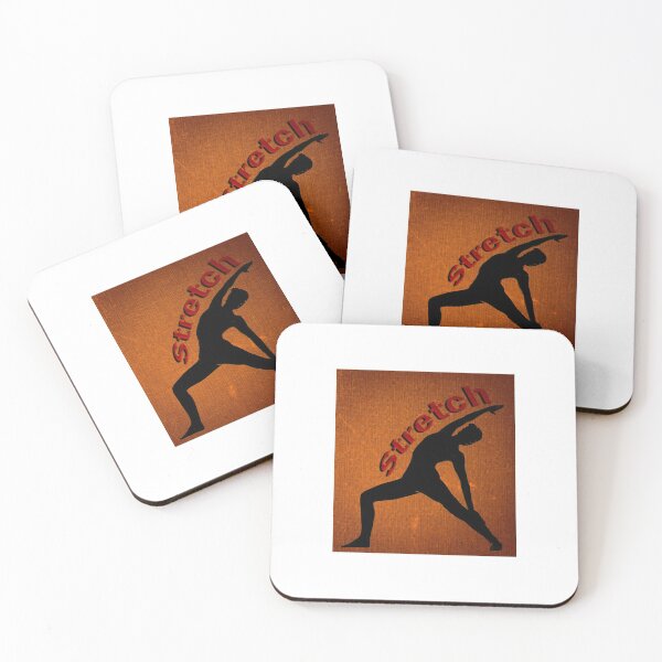 Item preview, Yoga Poses -  Brown Background Stretch designed and sold by SadSacDesigns.