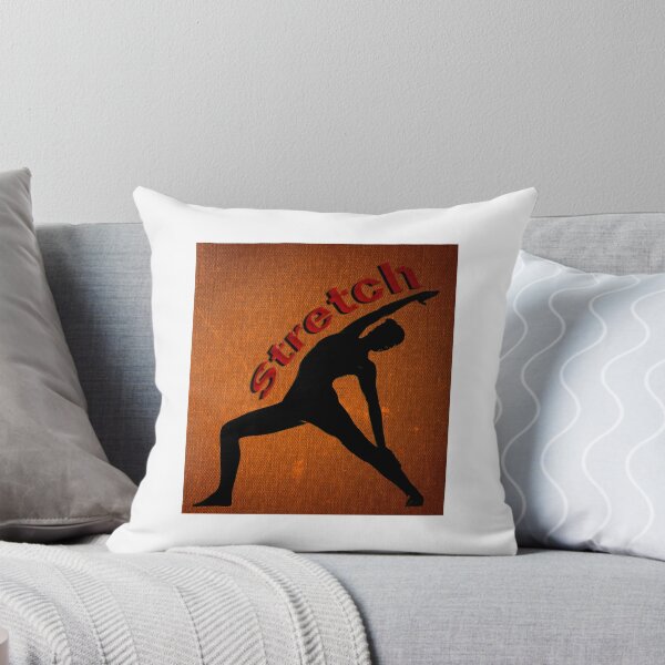 Item preview, Yoga Poses -  Brown Background Stretch designed and sold by SadSacDesigns.