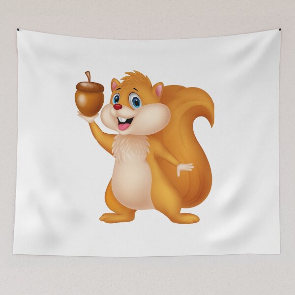 Item preview, Beutiful squirrel with acorns designed and sold by husicn87.