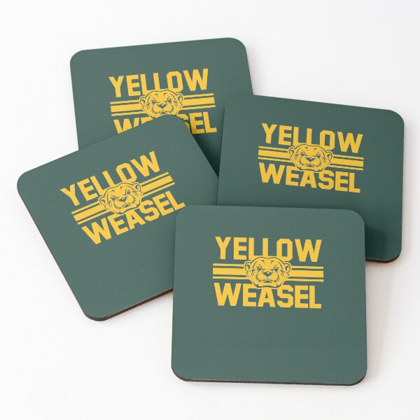 Item preview, Yellow Weasel Football designed and sold by Grafik Traffik.