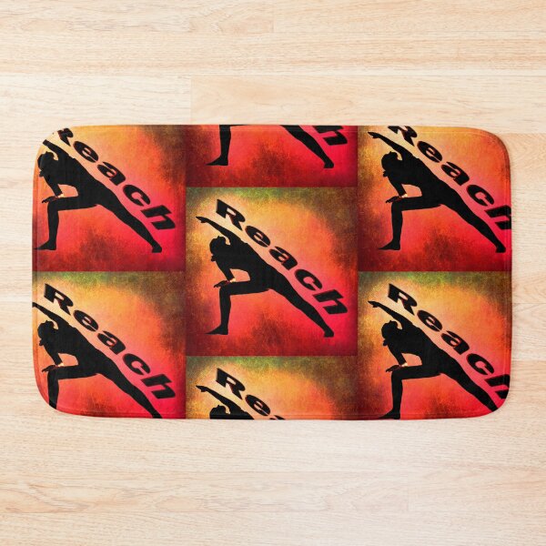 Item preview, Yoga Poses -  Red Background Reach designed and sold by SadSacDesigns.